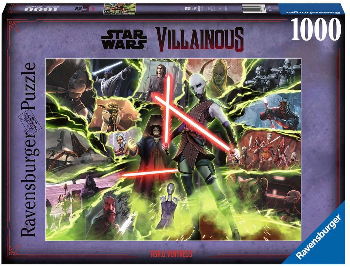 Star Wars VIllainous - Asajj Ventress Puzzel (1000 stukjes)