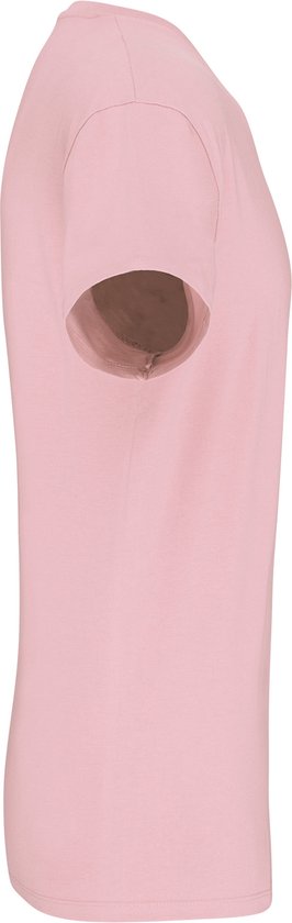 T-shirt Pink pâle à col rond marque Kariban taille S