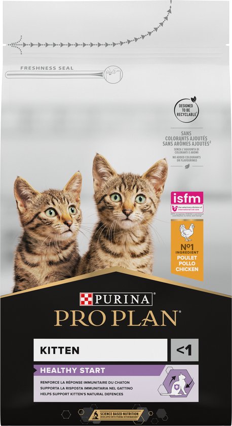 Pro Plan Junior Healthy Start - Kattenvoer - Kip - 6 x 1.5 kg