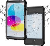 Mobiq - Waterdichte Hoes geschikt voor iPad 10.9 inch 2022 | zwart