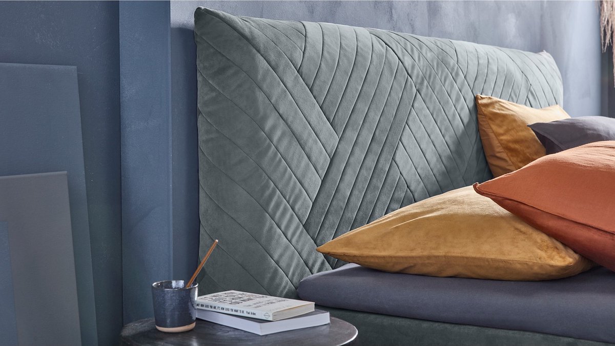 B Bright Bed Sapphire - 160 x 210 cm - denim