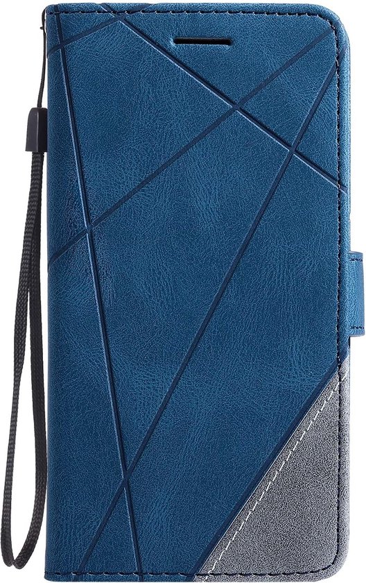 OPPO A74 5G Case Book Case - Faux Cuir - Portefeuille - Book Case - Wallet - Flip Cover - OPPO A74 5G - Blauw