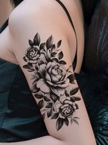 Tattoo transfer / tijdelijke tattoo rozen