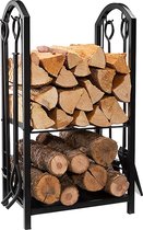 Firewood Rack - haardhoutrek \ haardbestek, brandhoutrek \ fireplace cutlery, firewood rack 45x40x69cm