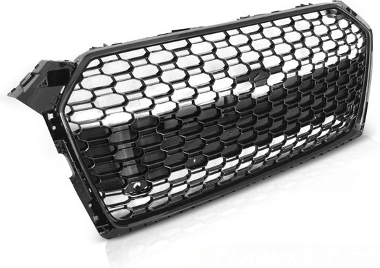 Upgrade Sportgrill / Kühlergrill für Audi A4 B9 (8W) 15-19 Hochglanz schwarz in