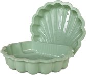 Zand- en Water Schelp Pastel Groen, 2dlg.