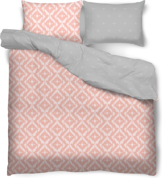 Bella Notta Collection Maroc dekbedovertrek double satin de coton 200 x 220 cm comprenant 2 taies d'oreiller 70 x 80 cm