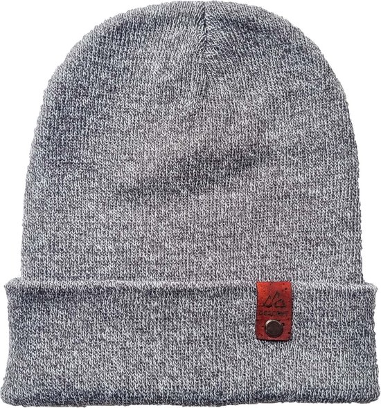 Descent - Muts - Basic - Wolf grey - Kurk - Beanie - Wintersport