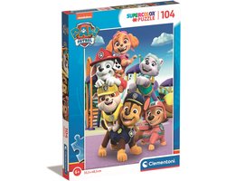 foto van Clementoni - Puzzel - 104 Stukjes - Paw Patrol - Puzzel Voor Kinderen - Supercolor