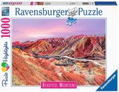 Ravensburger Puzzel Regenboogbergen, China - Legpuzzel - 1000 stukjes