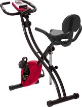 Bol.com SportTronic X6 Hometrainer - Inklapbare fitnessfiets - Rood/Zwart aanbieding