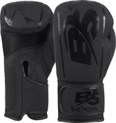 Belicon Sports Gants de Gants de boxe véritable couleur noire - 8 oz