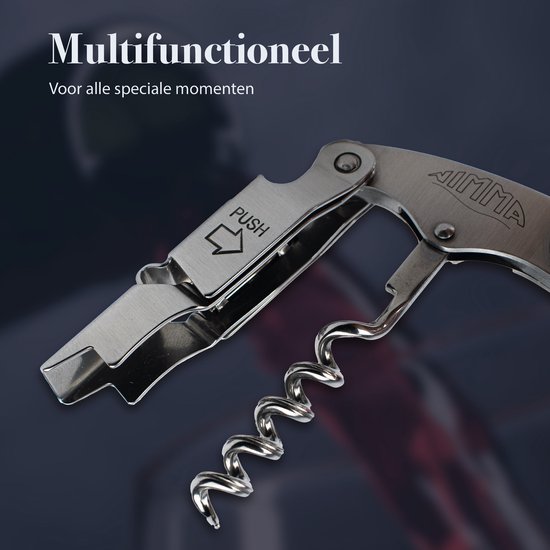 4-pack professionele kelner kurkentrekker wijnopeners set