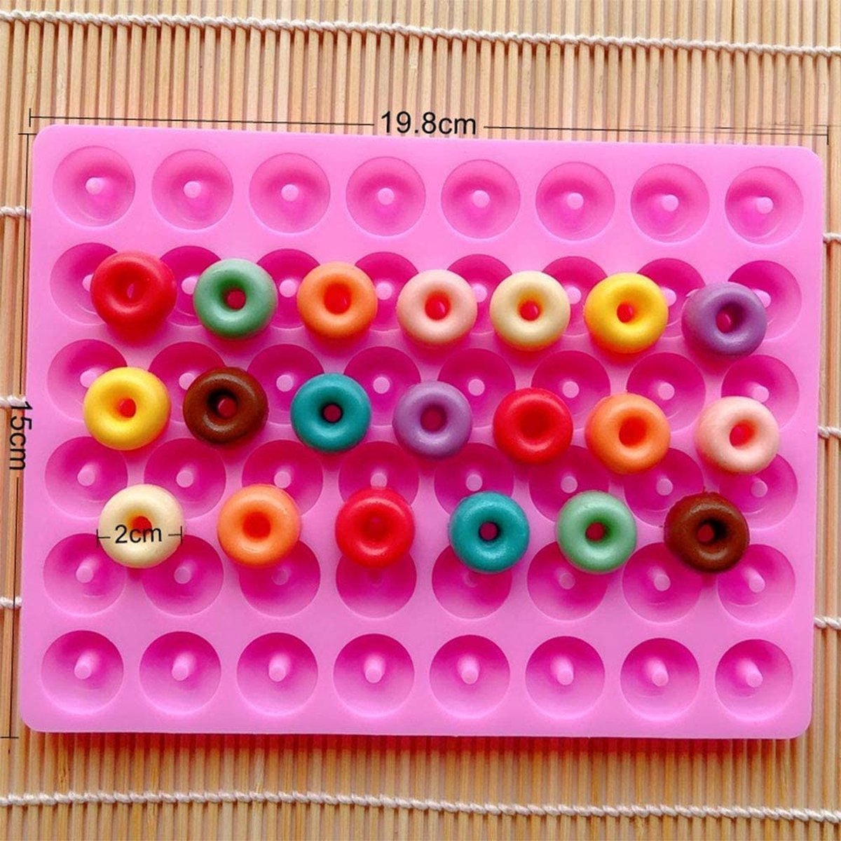 Walfos Siliconen donutvormen, siliconen donut bakvorm, anti-aanbak