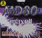 5-Pack Maxell MD80 Purple Minidisc