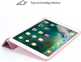 Tablet Hoes geschikt voor iPad Hoes 2022 - 10e generatie - 10.9 inch - Smart Cover - A2757 - A2777 - Goudroze