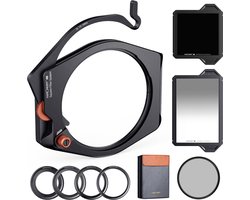 K&F Concept Filtrerkit 95mm CPL Filter + 100x100mm ND1000 Filter + Filterhouder + 4x Filter Adapterring 67/72/77/82mm