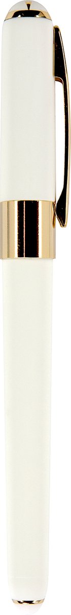 Bruno Visconti Monaco Series Witte Luxe Balpen met Geschenkdoos | Fine punt (0.5 mm) met blauwe inkt