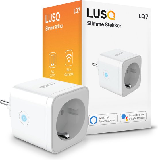 Prise intelligente LUSQ® - Prise Smart - Google Home et Amazon Alexa -  Minuterie et... | bol.com