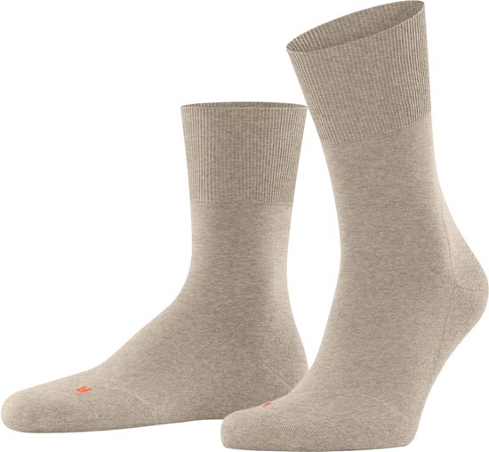 FALKE Run unisex sokken - beige (pebble mel.) - Maat: 42-43