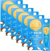 BONDI SANDS - Sunscreen Lip Balm SPF 50+ Toasted Coconut - 6 Pak - Voordeelverpakking