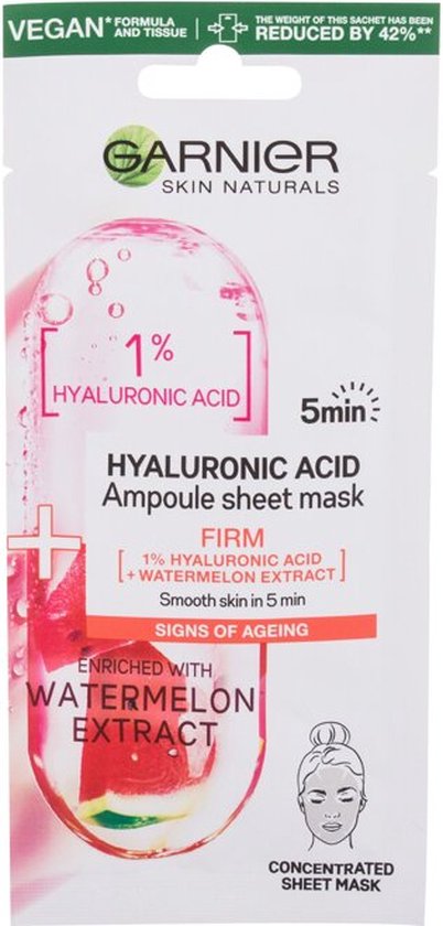 Garnier Skin Naturals Hyaluronic Acid Ampoule Sheet Mask 15 G