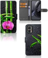 Wallet Book Case Motorola Edge 30 Neo Hoesje Orchidee