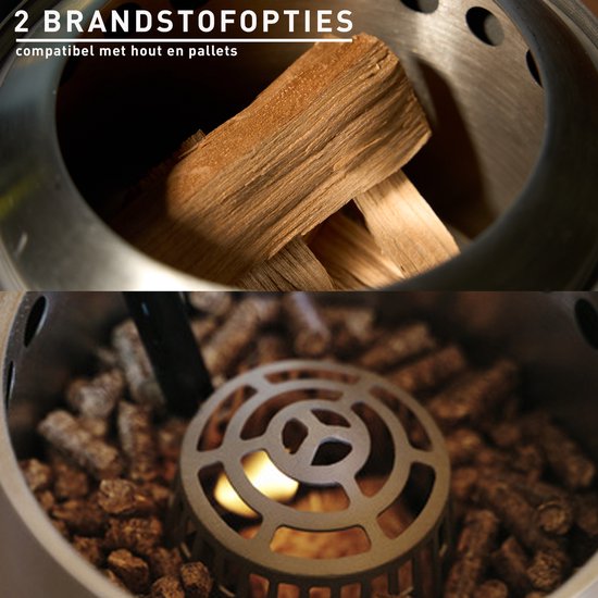 Solo Stove Yukon-Vuurkorf mét Standaard 2.0 | Rookvrje Vuurplaats