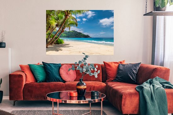 Affiche Plage - Mer - Île - Vacances - 120x80 cm