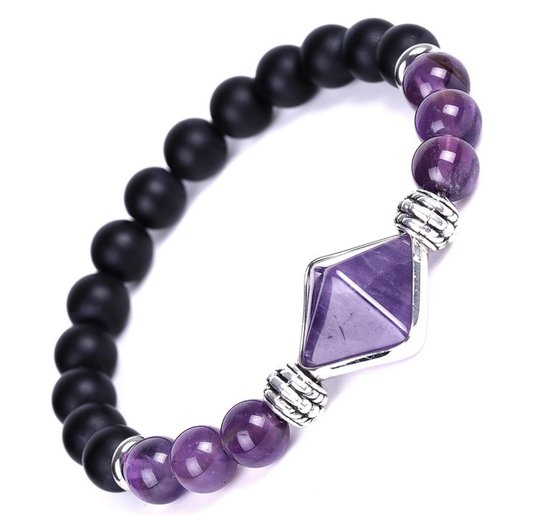 N3 Collecties Natuurlijke Witte Kristal Steen Amethist Kralen Yoga Armband Sieraden Voor Vrouwen