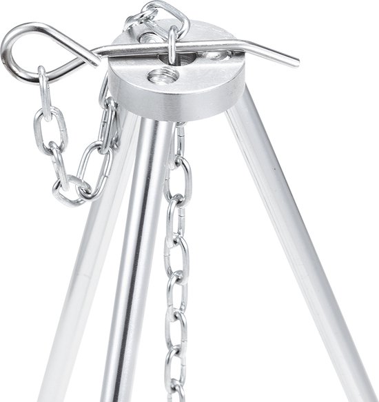 Solo Stove-driepoot - Campingaccessoire, verstelbare hangketting, perfect voor de draagbare Titan en Campfire, backpacken, kampeermateriaal, aluminium, gemonteerd max. 109 cm hoog, 538 g — afbeelding 3