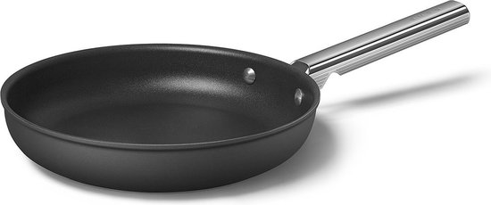 SMEG Koekenpan Zwart Mat - ø 26 cm - Standaard anti-aanbaklaag