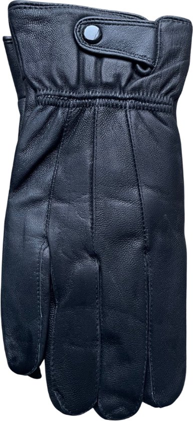 zwarte leren handschoenen heren