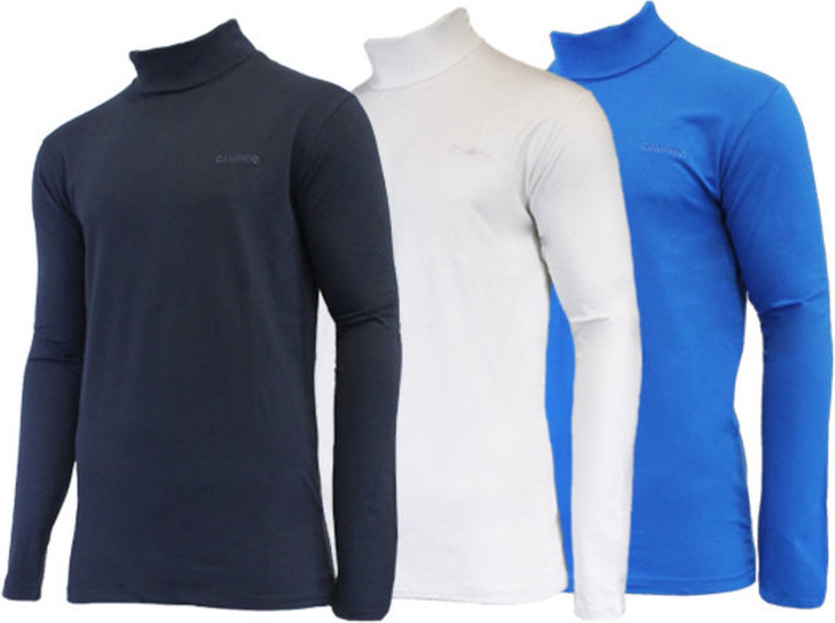 3-Pack Campri Skipully Wintersportpully Heren /Cobalt 481 3XL Wit