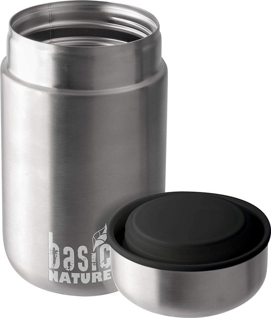 RVS Dubbelwandige lunchcontainer | Lurch voedsel thermos roestvrij staal