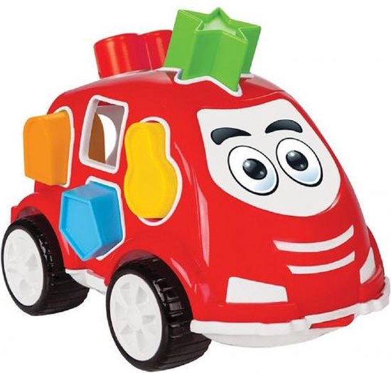 beproeving . Plaats Rood Vormenstoof - Speelgoedwagen - Motoriek Speelgoed - Vanaf 1 jaar |  bol.com