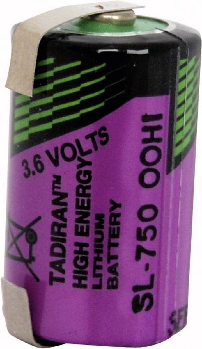 Tadiran Batteries SL 750 T Speciale batterij 1/2 AA U-soldeerlip Lithium 3.6 V 1100 mAh 1 stuk(s)