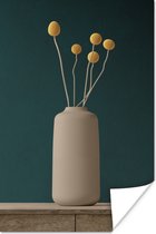 Affiche Nature morte - Fleurs - Jaune - 20x30 cm