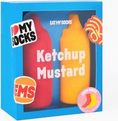 Eat My Socks - Sokken Ketchup & Mosterd - set van 2 paar