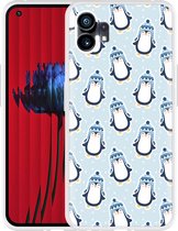 Nothing Phone (1) Hoesje Pinguins - Designed by Cazy