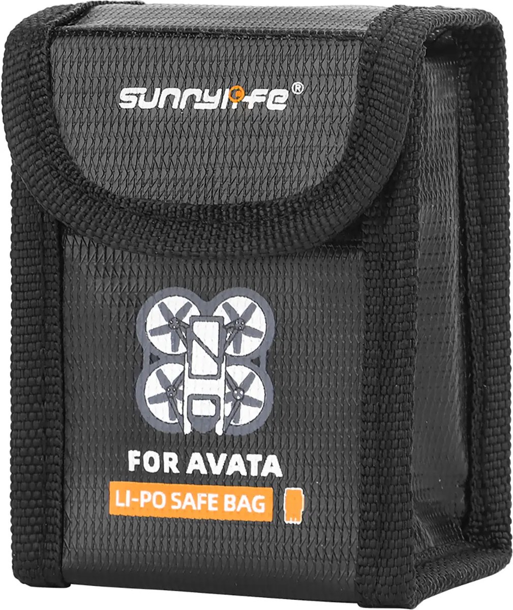 50CAL LiPo Safety Bag veilighedszakje (1 accu's) - geschikt voor DJI Avata - onbrandbaar - explosieveilig - gemaakt van sterk glasvezelversterkt materiaal