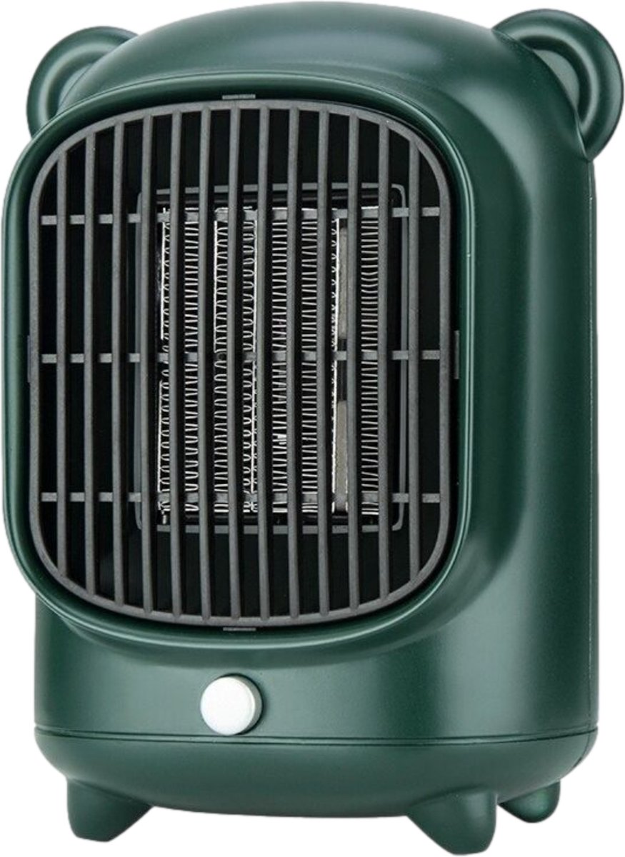 Elektrische kachel Groen - kachels - ventilatorkachel - verwarming elektrisch - badkamer - mini radiator ventilator - keramisch - straalkachel - Black Friday 2022