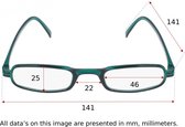 SILAC - SOFT GREEN - Leesbrillen voor Vrouwen en Mannen - 4411 - Dioptrie +4.00