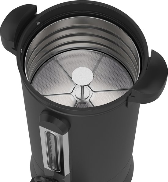 Koffie Percolator 12 Liter Zwart Pro Dubbelwandig Promoline bol