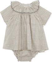 Konges Sløjd - Romper Blouse Bitsy - Rompertjes - Three Leaf Check 0-1 mnd