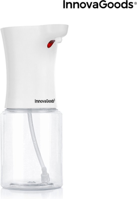 LANMOU Touchless zeepdispenser, 400 ml USB oplaadbare automatische schuimende zeeppomp voor badkamer, keuken, kantoor, hotel, cartoon eendvorm