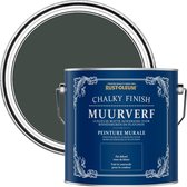 Rust-Oleum Zwart Chalky Finish Muurverf  - Avonddiner 2,5L