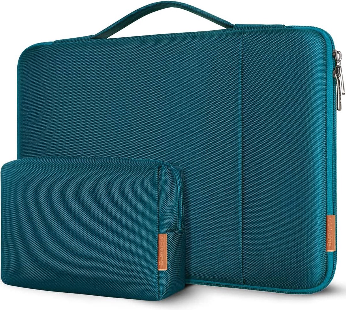 Laptoptas, 17 inch hoes, stootvast, waterdichte laptopsleeve, PC case, notebookbeschermhoes voor 17,3 inch HP Pavilion 17 Envy 17/Dell Inspiron 17/Lenovo IdeaPad/LG Gram/Acer/MSI/ASUS, turquoise