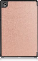 TPU Bescherm-Cover Hoes Map geschikt voor Samsung Tab A8 10.5 - Roze-Goud