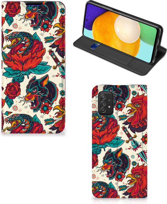 Étui avec support adapté au Samsung Galaxy A03s Old Skool